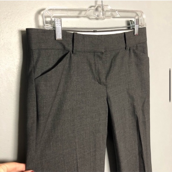 Theory Max C Tailor Gray Trouser Pant Size 4 - Picture 5 of 10